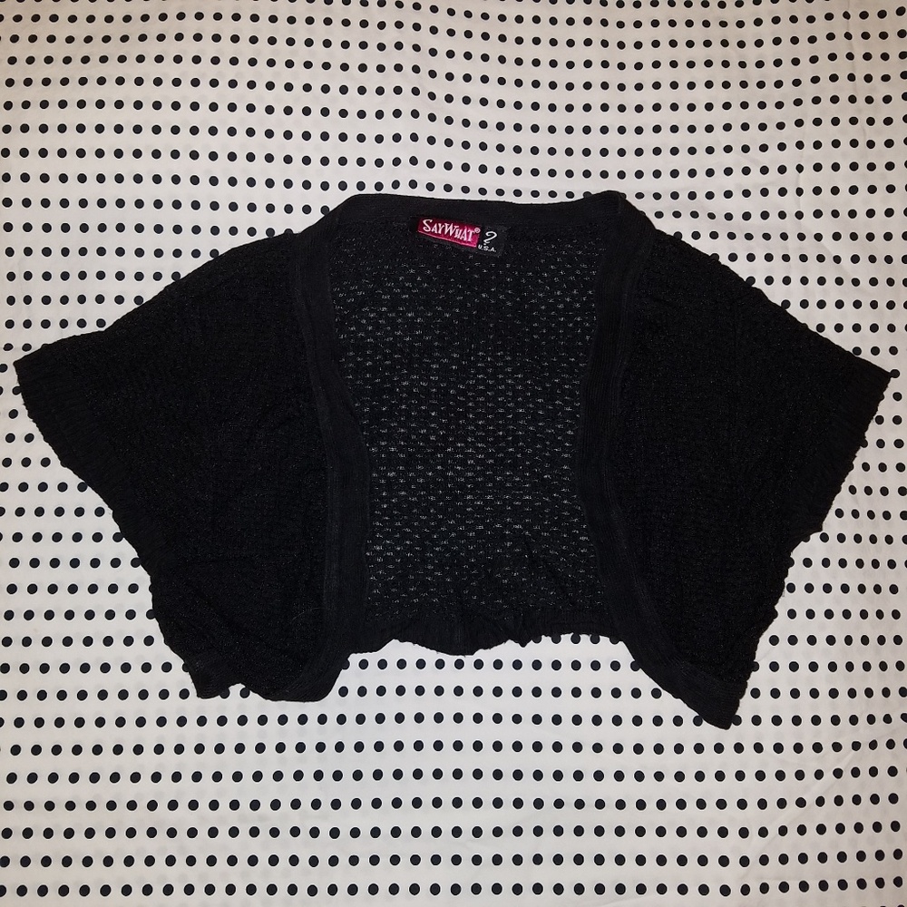 Black shrug / coverup